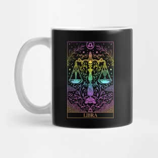 Zodiac sign tarot card Libra Mug